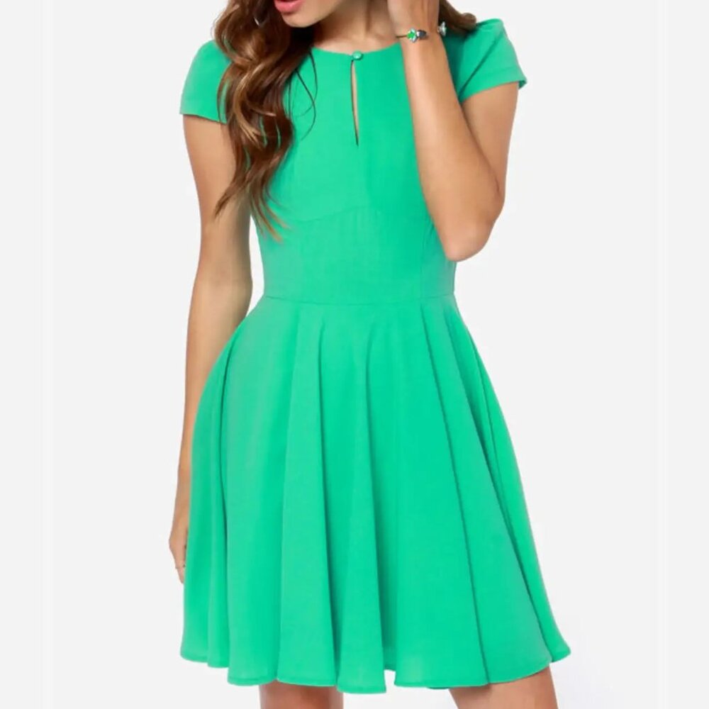 LULUS Exclusive In the Zone Green Dress